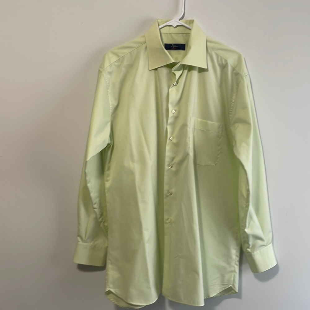 Ingram Button Down Collared Dress Shirt Size 17/43